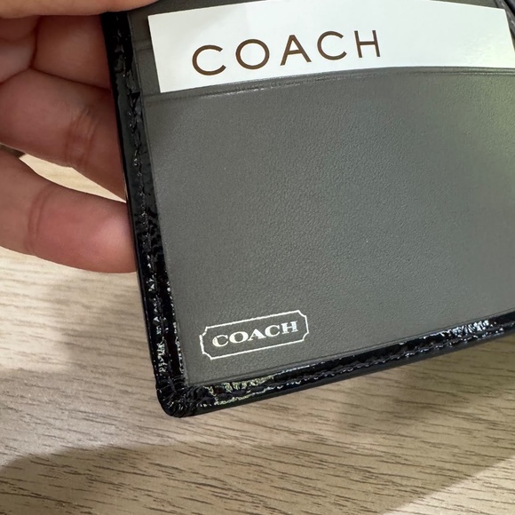 Vintage Coach Canvas Embroidered C Clutch Large Wallet New in Box - Picture 8 of 12